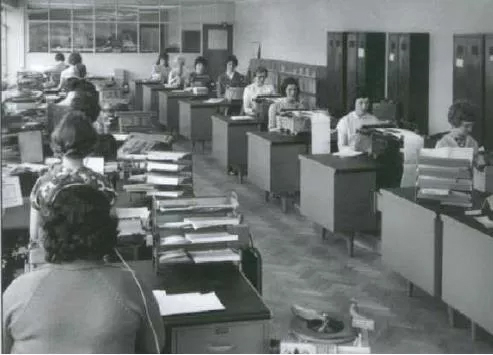 The Home Trade Invoice Department in the early 1960’s