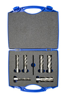 14mm - 24mm HSS LONG SERIES ANNULAR 6 PIECE SET WITH PIN 14mm - 24mm HSS LONG SERIES ANNULAR 6 PIECE SET WITH PIN