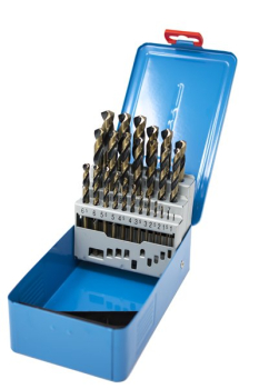 M25 HSS DIN338 TRI QUD DRL SET 1.0mm - 13.0mm x 0.5mm M25 HSS DIN338 TRI QUD DRL SET 1.0mm - 13.0mm x 0.5mm