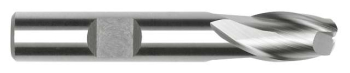 2 Flute HSCo Flatted Shank Short Series Slot Drills (DIN 327)